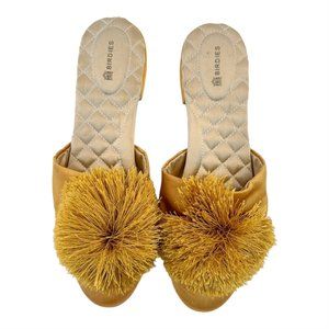 Birdies Songbird Slipper Shoe in Gold